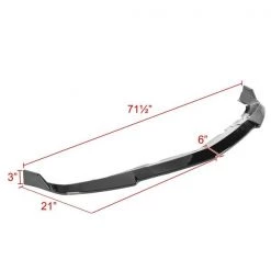 FRONT LIP GLOSSY BLACK