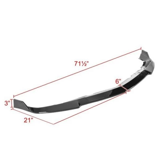 FRONT LIP GLOSSY BLACK