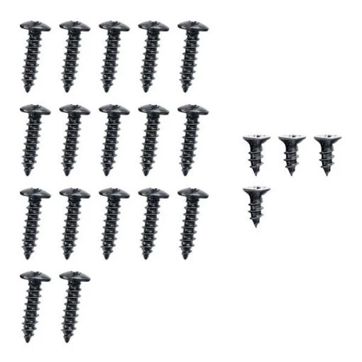 16-19 Honda Civic Front Bumper Lip Glossy Black With Red Trim