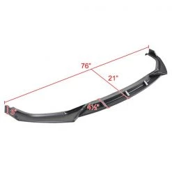 Spec-D Tuning 19-20 HONDA CIVIC SEDAN FRONT BUMPER LIP - MATTE BLACK 8 19-20 HONDA CIVIC SEDAN FRONT BUMPER LIP – MATTE BLACK