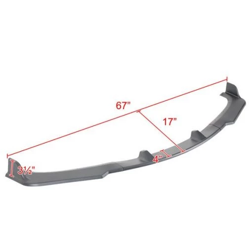 09-11 Bmw 3 Series E90 Sedan Front Bumper Lip Matte Black