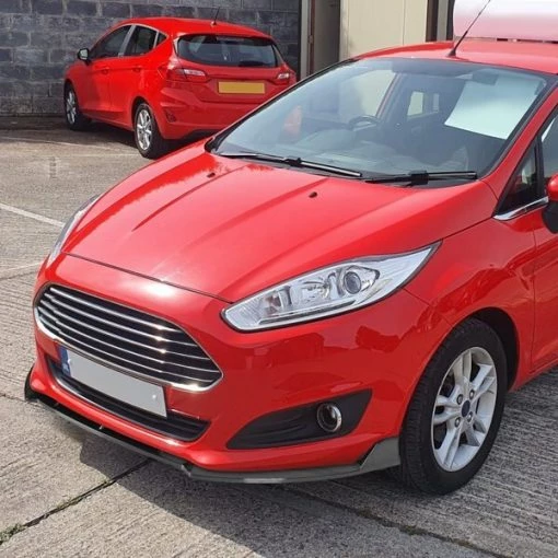 S SE TITANIUM FRONT BUMPER LIP GLOSSY BLACK