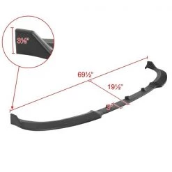 G20 G21 FRONT BUMPER LIP – MATTE BLACK