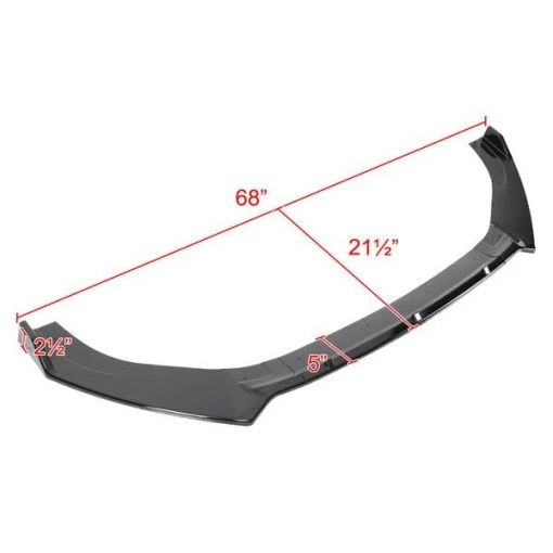 14-20 VOLKSWAGEN GOLF FRONT BUMPER LIP – GLOSSY BLACK