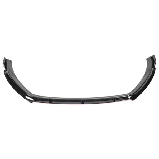 14-17 Volkswagen Golf Front Bumper Lip Glossy Black With Red Trim