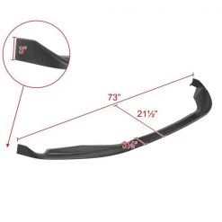 F-SPORT FRONT BUMPER LIP MATTE BLACK