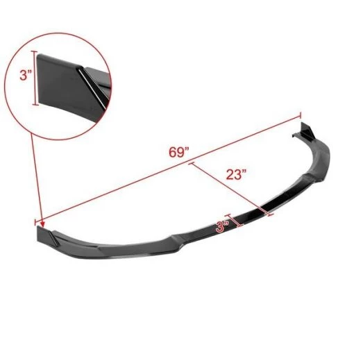 3 I SV/S SPORT/ I SPORT/ I TOURING/ S GRAND TOURING FRONT BUMPER LIP