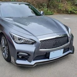 18-20 INFINITI Q50 SPORT FRONT BUMPER LIP – GLOSS BLACK