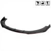 Spec-D Tuning All All All Universal Front Bumper Lip Glossy Black With Red Trim