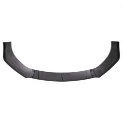 All All All Universal Front Bumper Lip Glossy Black With Red Trim