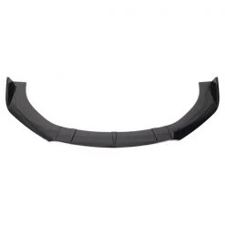All All All Universal Front Bumper Lip Glossy Black With Red Trim