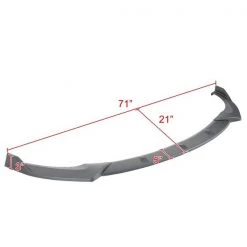 TURBO MODELS ONLY FRONT BUMPER LIP – MATTE BLACK
