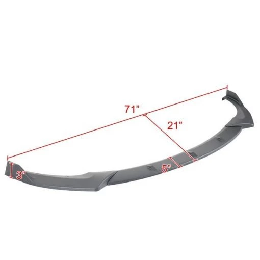 TURBO MODELS ONLY FRONT BUMPER LIP – MATTE BLACK