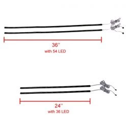 Multi Color LED Under Car Kit- 12V 2 X 24", 2 X 36"