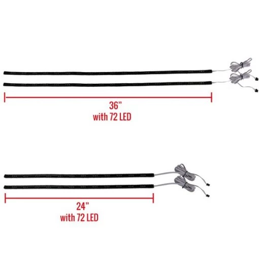 Multi Color LED Under Car Kit- 12V 2 X 24", 2 X 36"
