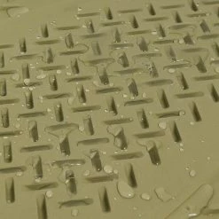 Pvc 3D Print Floor Mat Beige 3 Pieces