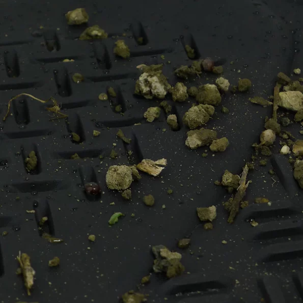 Pvc 3D Print Floor Mat Black 3 Pieces