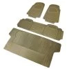 Spec-D Tuning Pvc 3D Print Floor Mat Beige 3 Pieces + Trunk Piece
