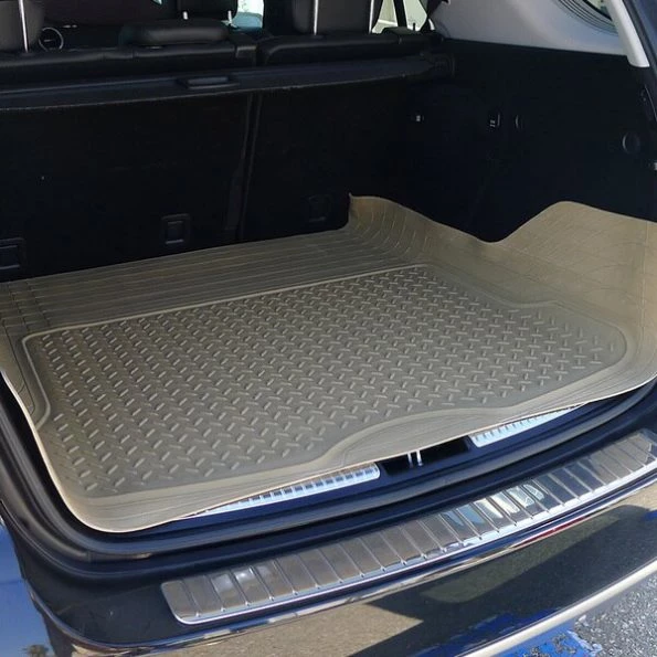 Pvc 3D Print Floor Mat Beige 3 Pieces + Trunk Piece