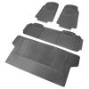Spec-D Tuning Pvc 3D Print Floor Mat Grey 3 Pieces + Trunk Piece