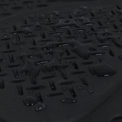 Pvc Floor Mat 4 Pieces Set Black