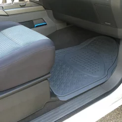 Spec-D Tuning Pvc Floor Mat 4 Pieces Set Grey 6 Pvc Floor Mat 4 Pieces Set Grey