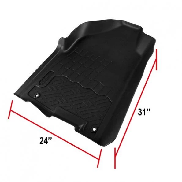 09-17 Dodge Ram 1500 Quad Cab Fl+Fr Floor Mat 2Pc