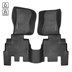 Spec-D Tuning 14-17 Jeep Wrangler Rear Floor Mats 1Pc