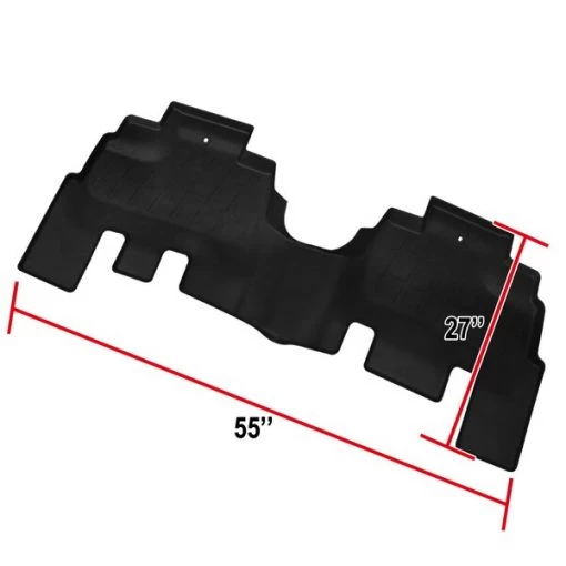 14-17 Jeep Wrangler Rear Floor Mats 1Pc