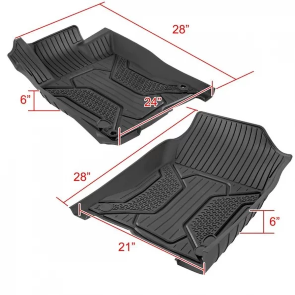 FLOOR MATS INJECITION TPE 5 PIECE 2 FRONT 3 BACK, 5PK