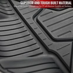FLOOR MATS INJECITION TPE 5 PIECE 2 FRONT 3 BACK, 5PK