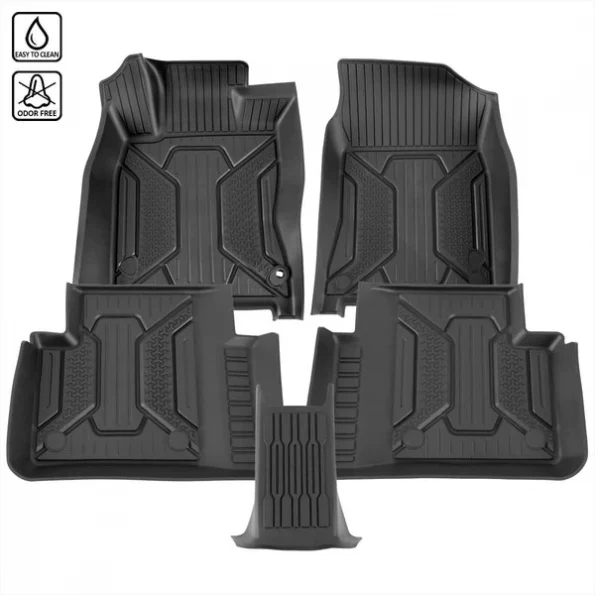 FLOOR MATS INJECITION TPE 5 PIECE 2 FRONT 3 BACK, 5PK