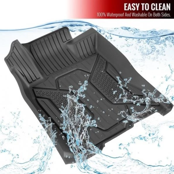 FLOOR MATS INJECITION TPE 5 PIECE 2 FRONT 3 BACK, 5PK