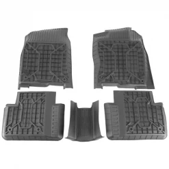 FLOOR MATS INJECITION TPE 5 PIECE 2 FRONT 3 BACK, 5PK