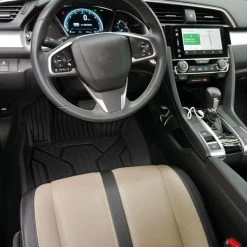 FLOOR MATS INJECITION TPE 5 PIECE 2 FRONT 3 BACK, 5PK