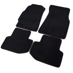94-01 Acura Integra 2 Doors Red Stitches Black Floor Mat Black