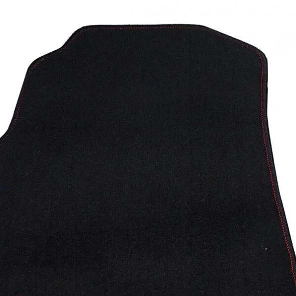 94-01 Acura Integra 2 Doors Red Stitches Black Floor Mat Black
