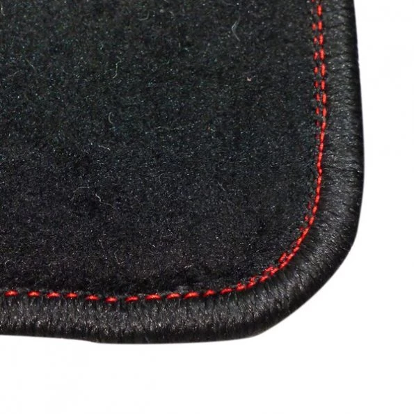 94-01 Acura Integra 2 Doors Red Stitches Black Floor Mat Black