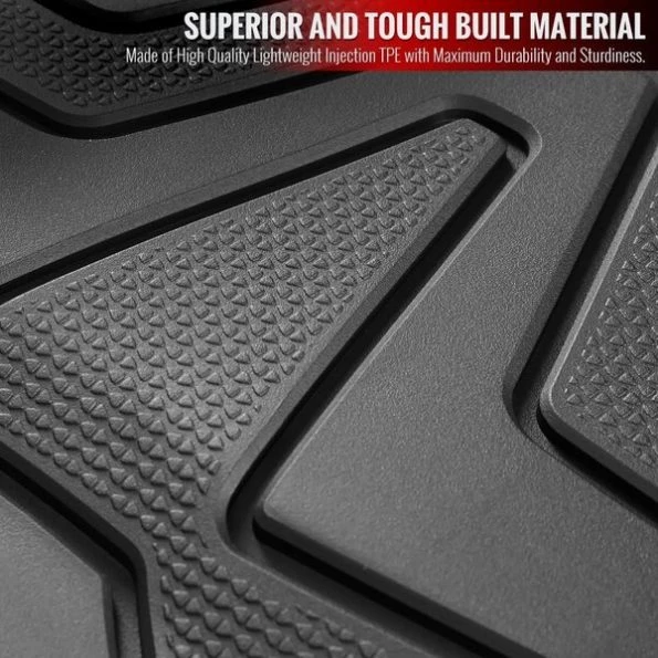 FLOOR MATS INJECITION TPE 3 PIECE 2 FRONT 1 BACK, 3PK