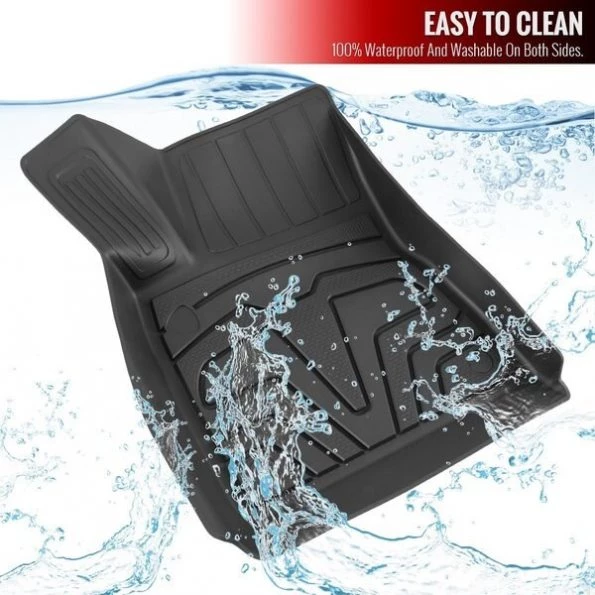 FLOOR MATS INJECITION TPE 3 PIECE 2 FRONT 1 BACK, 3PK