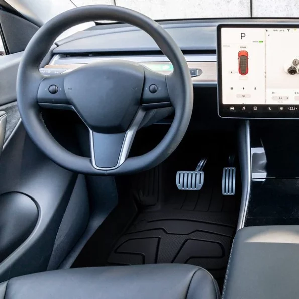 FLOOR MATS INJECITION TPE 3 PIECE 2 FRONT 1 BACK, 3PK