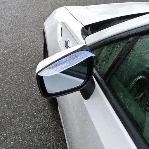 Side Mirror Visor Rain Board Clear