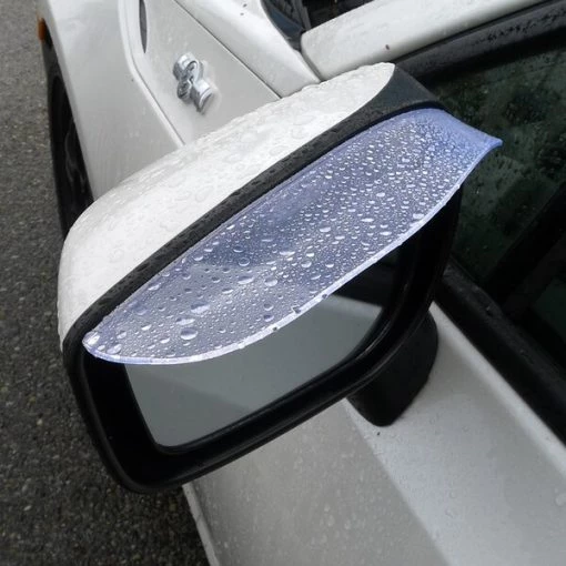 Side Mirror Visor Rain Board Clear