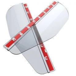 Side Mirror Visor Rain Board Clear