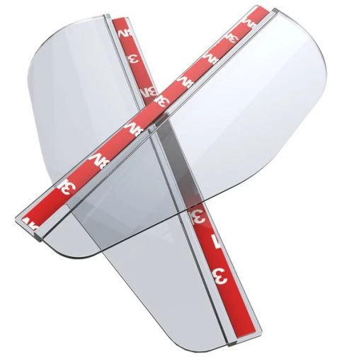 Side Mirror Visor Rain Board Clear