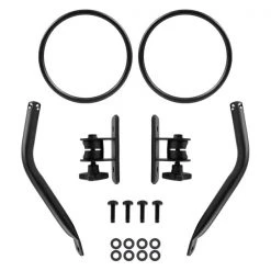 07-Up Jeep Wrangler Side Mirror- Round