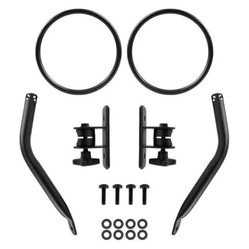 07-Up Jeep Wrangler Side Mirror- Round