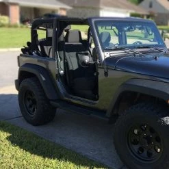 07-Up Jeep Wrangler Side Mirror- Round