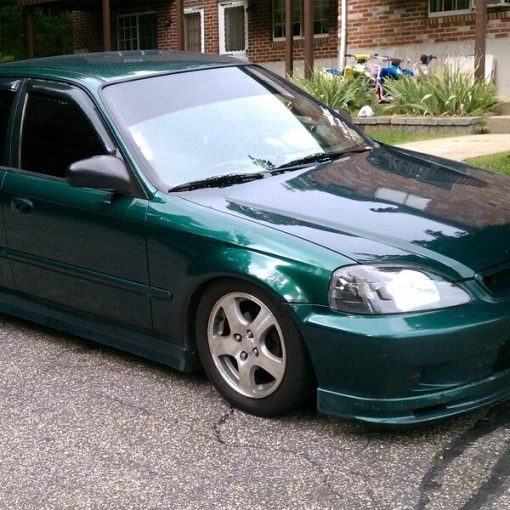 96-00 Honda Civic 2/3 Door Spoon Style Mirrors Power