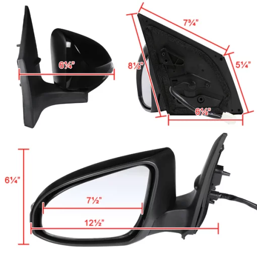 14-18 Toyota Corolla Side Mirror, RMV-COR14HP7-B-MP-L